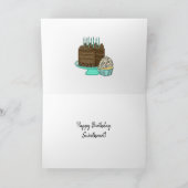 ハッピーバースデースウィートアートレトロノスタルジック1950年代 カード (内部)
