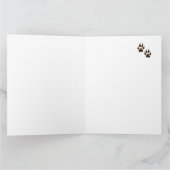 ハッピーバースデースウィート空白のウルフ、ウルブアート カード (内部)