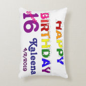 ハッピーバースデースウィート16 アクセントクッション (正面(垂直))