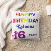 ハッピーバースデースウィート16 クッション (ブランケット)
