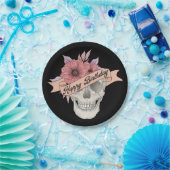 ハッピーバースデースカルプレート ペーパープレート (パーティー)