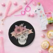 ハッピーバースデースカルプレート ペーパープレート (パーティー)