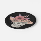 ハッピーバースデースカルプレート ペーパープレート (アングル)