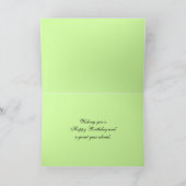 ハッピーバースデースカーレットバラカード カード (内部)