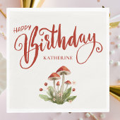 ハッピーバースデースタイリッシュレトロ ペーパープレート