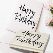 ハッピーバースデースタンプ ラバースタンプ