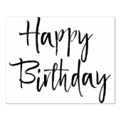 ハッピーバースデースタンプ ラバースタンプ (インプリント)