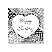 ハッピーバースデースタンプ ラバースタンプ (インプリント)