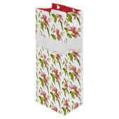 ハッピーバースデースターガーザーリリー写真パターン ワインギフトバッグ (裏面アングル)