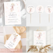 ハッピーバースデーステッカー、かわいいマウスデザイン ラウンドシール