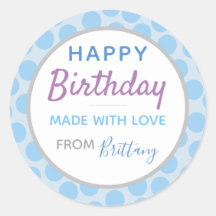 ハッピーバースデーステッカー(20)