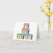 ハッピーバースデーステップグランドドーター カード (黄色い花)