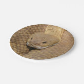 ハッピーバースデースネークパーティープレート ペーパープレート (アングル)