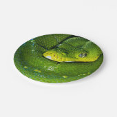 ハッピーバースデースネークパーティープレート ペーパープレート (アングル)