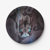 ハッピーバースデースネークパーティープレート ペーパープレート (正面)