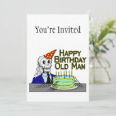 ハッピーバースデースパイダーウェブオールドマン 招待状 (スタンド正面)