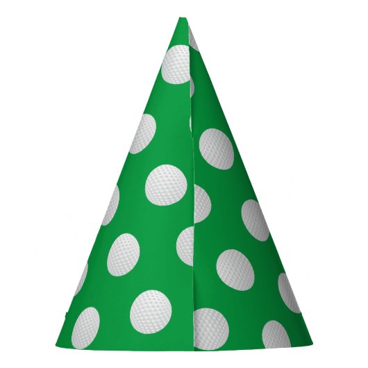 ハッピーバースデースポーツのゴルファー少年 パーティーハット (裏面)