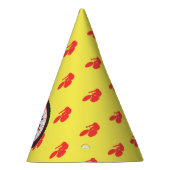 ハッピーバースデースポーツのバイクもしくは自転車に乗る人ボーイ パーティーハット (右)