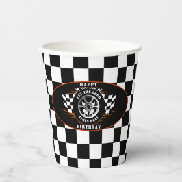 ハッピーバースデースポーツカーレースパーティー用品 紙コップ