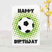 ハッピーバースデースポーツファン! カード (黄色い花)