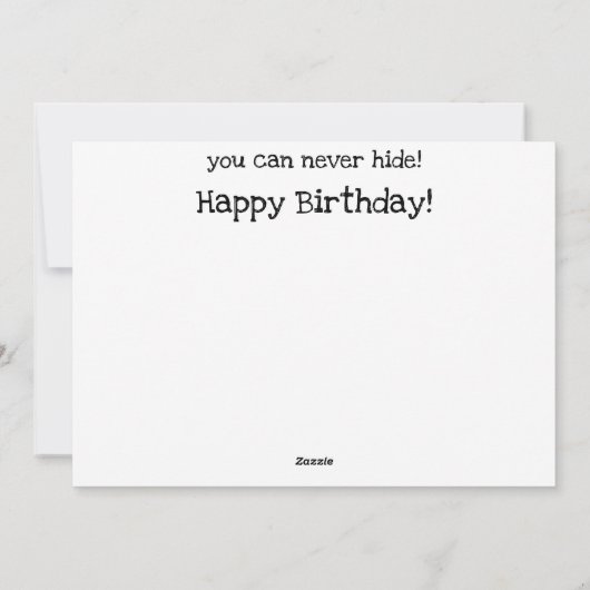 ハッピーバースデースマイル1マイル幅は何か… シーズンカード (裏面)