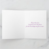 ハッピーバースデースミレ花籠カード カード (内部)