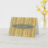 ハッピーバースデースロバキアストライプ語、花 カード (黄色い花)