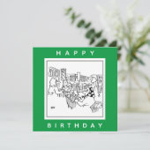 ハッピーバースデースーパーの労働者 カード (スタンド正面)