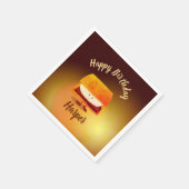 ハッピーバースデーズモアネーム紙ナプキンズ スタンダードカクテルナプキン (角)