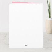 ハッピーバースデーソフィー！(名前) カード (裏面)