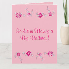 ハッピーバースデーソフィー！(名前) カード