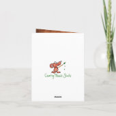 ハッピーバースデーソンクーガー、プーマ、マウンテンライオンアニ カード (裏面)