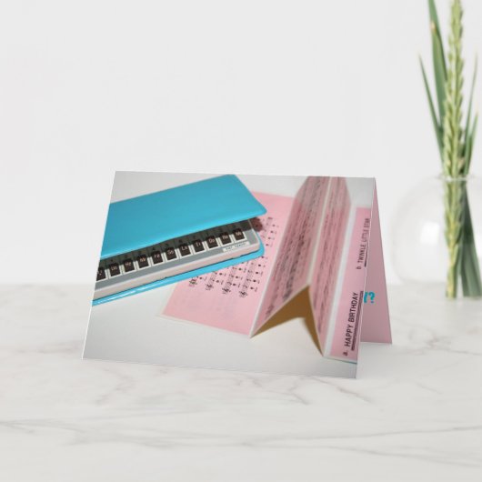 ハッピーバースデーソングヴィンテージ電子玩具カード カード (正面)