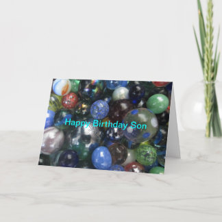 ハッピーバースデーソンマーブルズカード カード