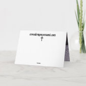 ハッピーバースデーソン折り畳みカード カード (裏面)