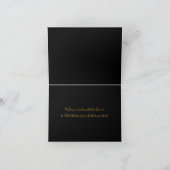 ハッピーバースデーソン！アコースティックギター写真 シーズンカード (内部)