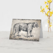 ハッピーバースデータイガーボーイフレンド誕生日カード カード (黄色い花)