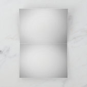 ハッピーバースデータイポグラフィハイヒールグリーティングカード カード (内部)