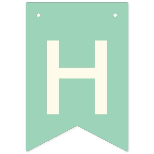 ハッピーバースデータイポグラフィフェイク金ゴールドスター&ストライプ バンティングフラッグ (第2の旗)