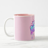 「ハッピーバースデータイポグラフィ」マグカップ ツートーンマグカップ (左)