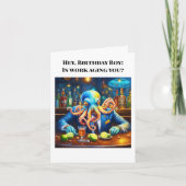 ハッピーバースデータコCo作業者のバー カード (正面)