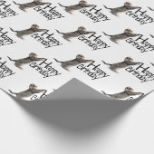 ハッピーバースデータビーキャットおもしろい ラッピングペーパー (角)