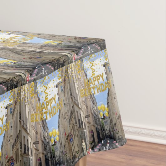 ハッピーバースデータブレクロスパリフランス テーブルクロス (インサイチュ)