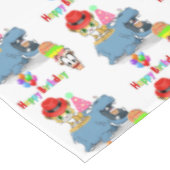 ハッピーバースデータブレクロス海馬 テーブルクロス (アングル)