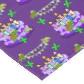ハッピーバースデータブレクロツガメ テーブルクロス (アングル)