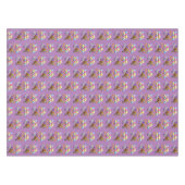 ハッピーバースデータブレクロビクトリアン テーブルクロス (正面(横))