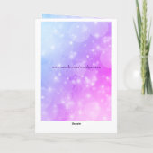 ハッピーバースデータロットママデザインカード カード (裏面)