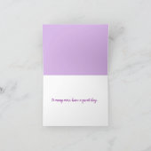 ハッピーバースデータンテフォールディングサンキューカード サンキューカード (内部)