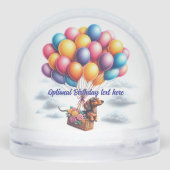 ハッピーバースデーダシュンドスノーグローブ (裏面)