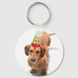 ハッピーバースデーダックシュントKeychain キーホルダー